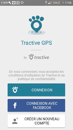 Tractive gps application