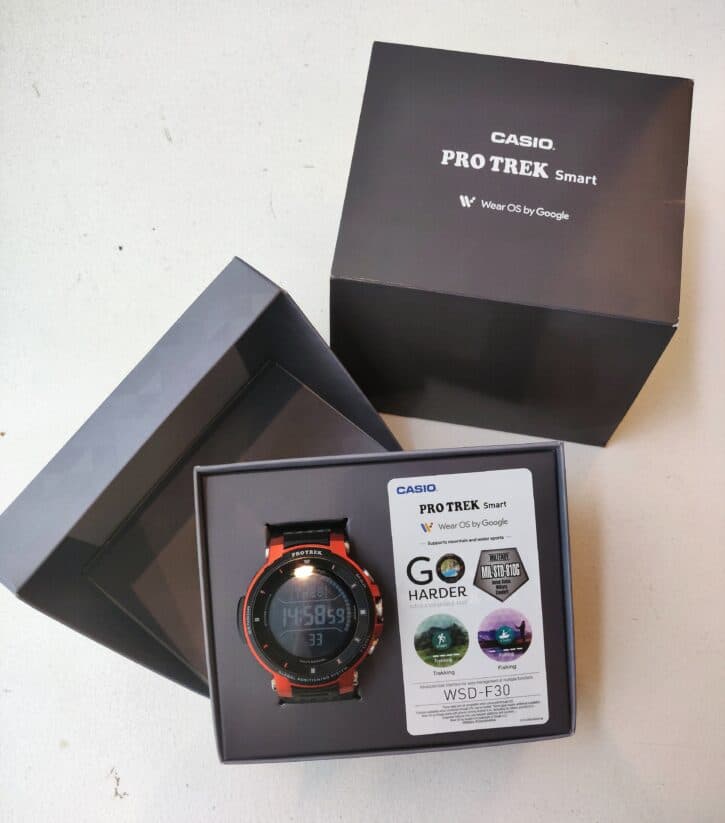 Unboxing for TEST casio pro treck Smart