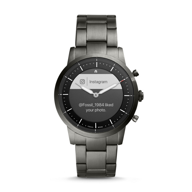 fossil hybrid watch hr with instagram